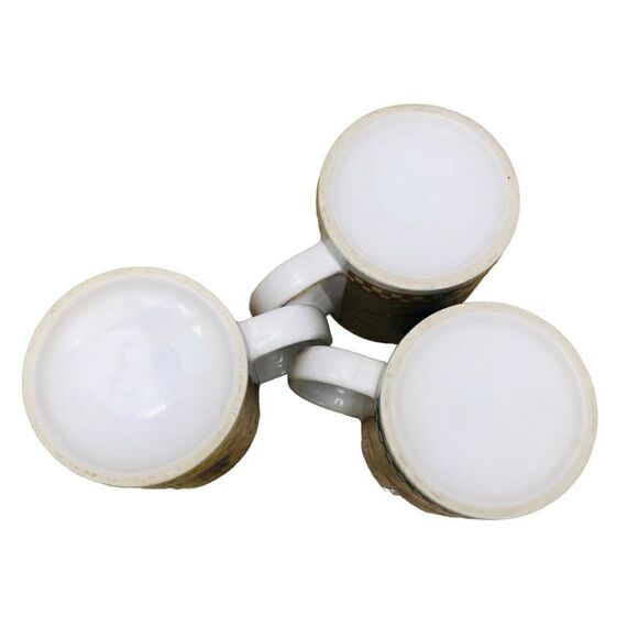 Latte Cappuccino Coffee Set Cups Mugs - Picture 7 of 9